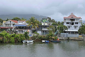 Mahébourg an der Südostküste von Mauritius  