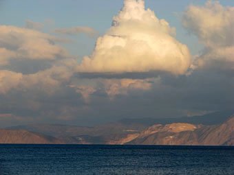 Wolken über Kreta