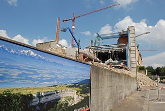 Baustelle Haldengut-Areal Winterthur 2008